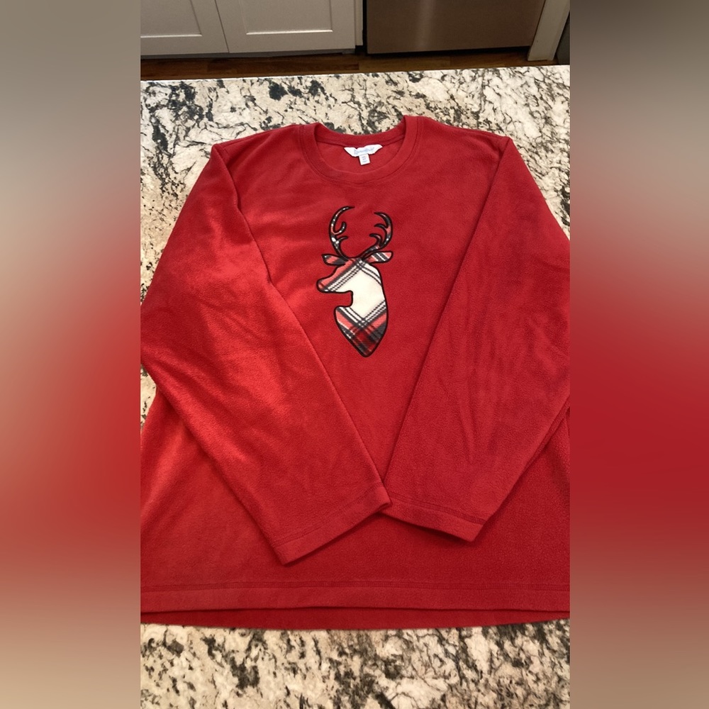 Men’s Red Polar Fleece Shirt